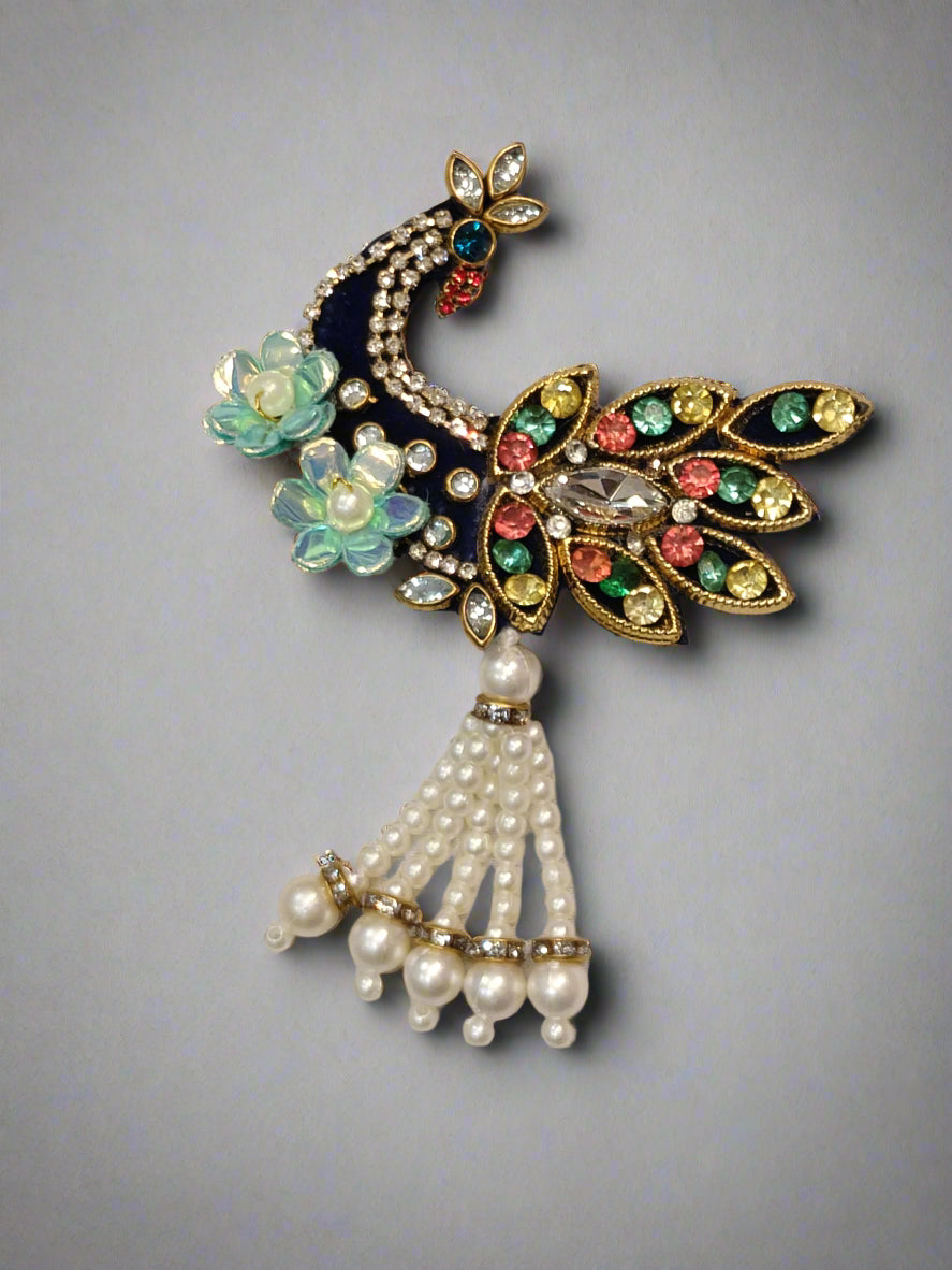Peacock Brooch