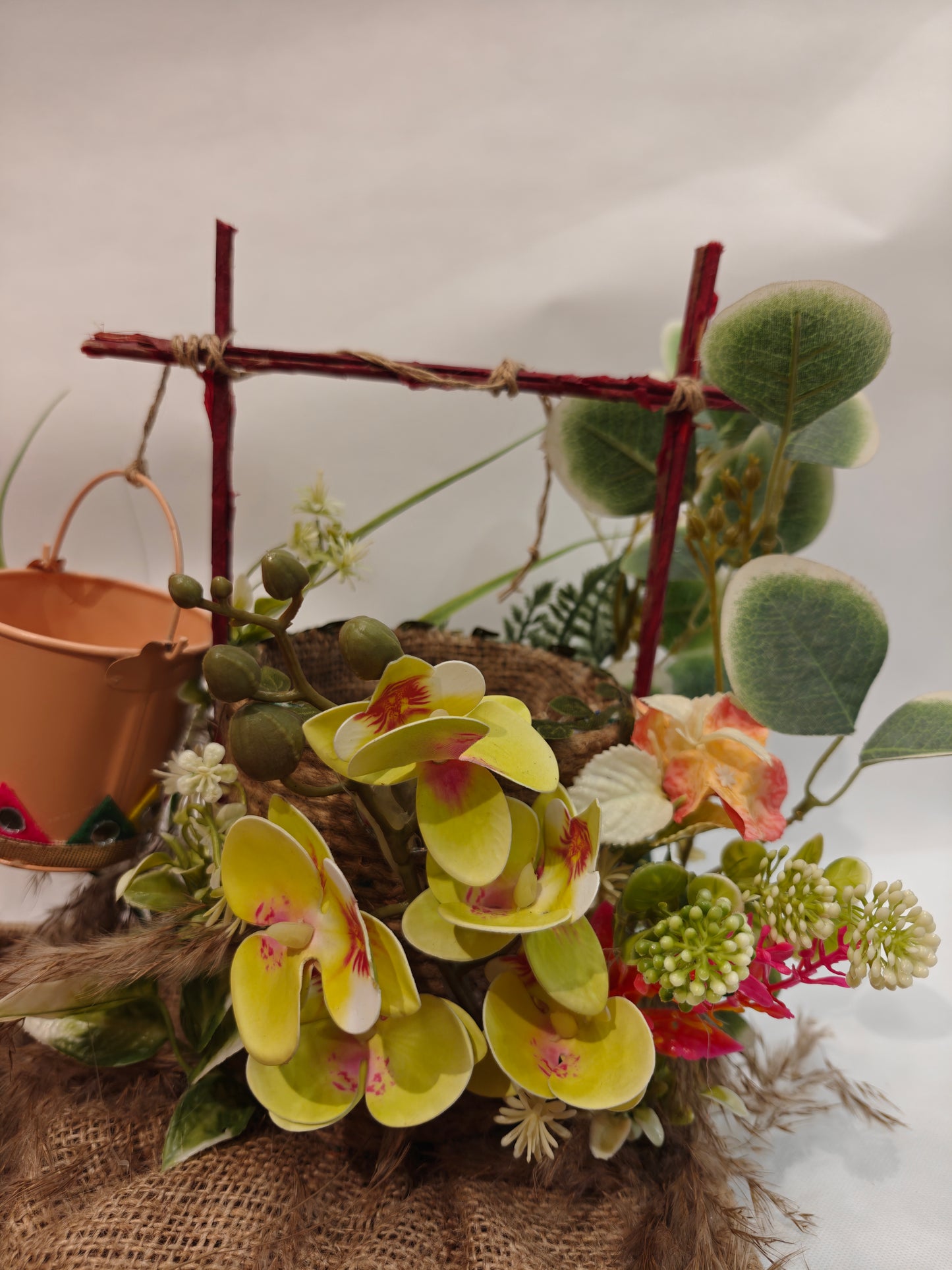 Village-Themed Dry Fruits Platter | Handcrafted Rustic Wedding & Festive Platter