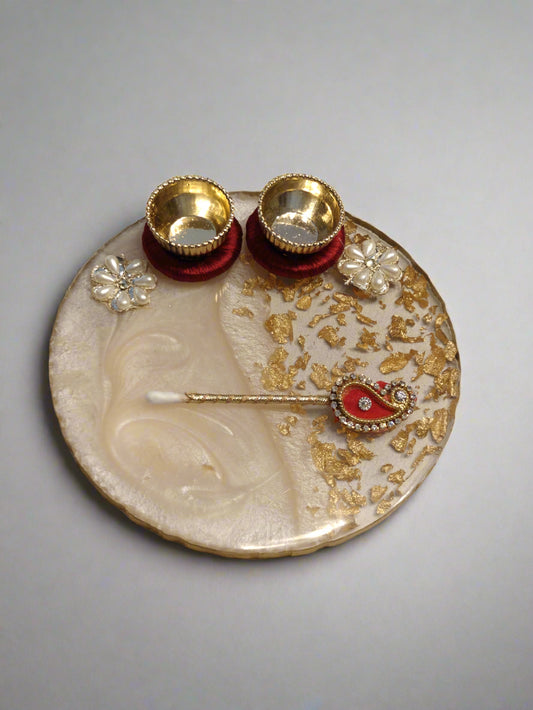 Resin Tilak Platter