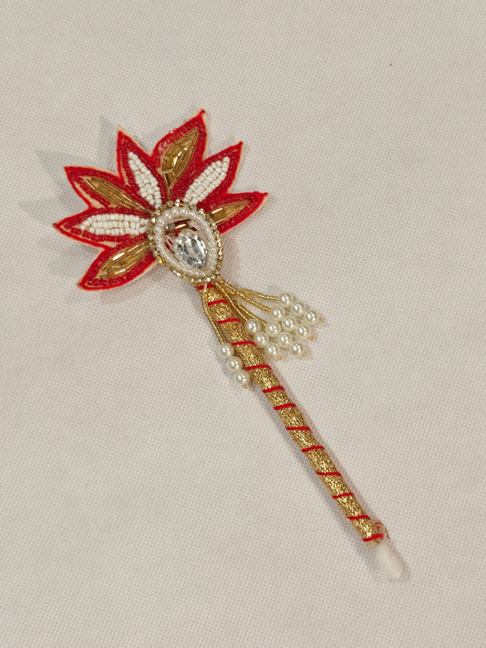 Handcrafted Floral Tilak Stick for Pooja, Wedding Rituals & Festive Hampers | The Wedding Station