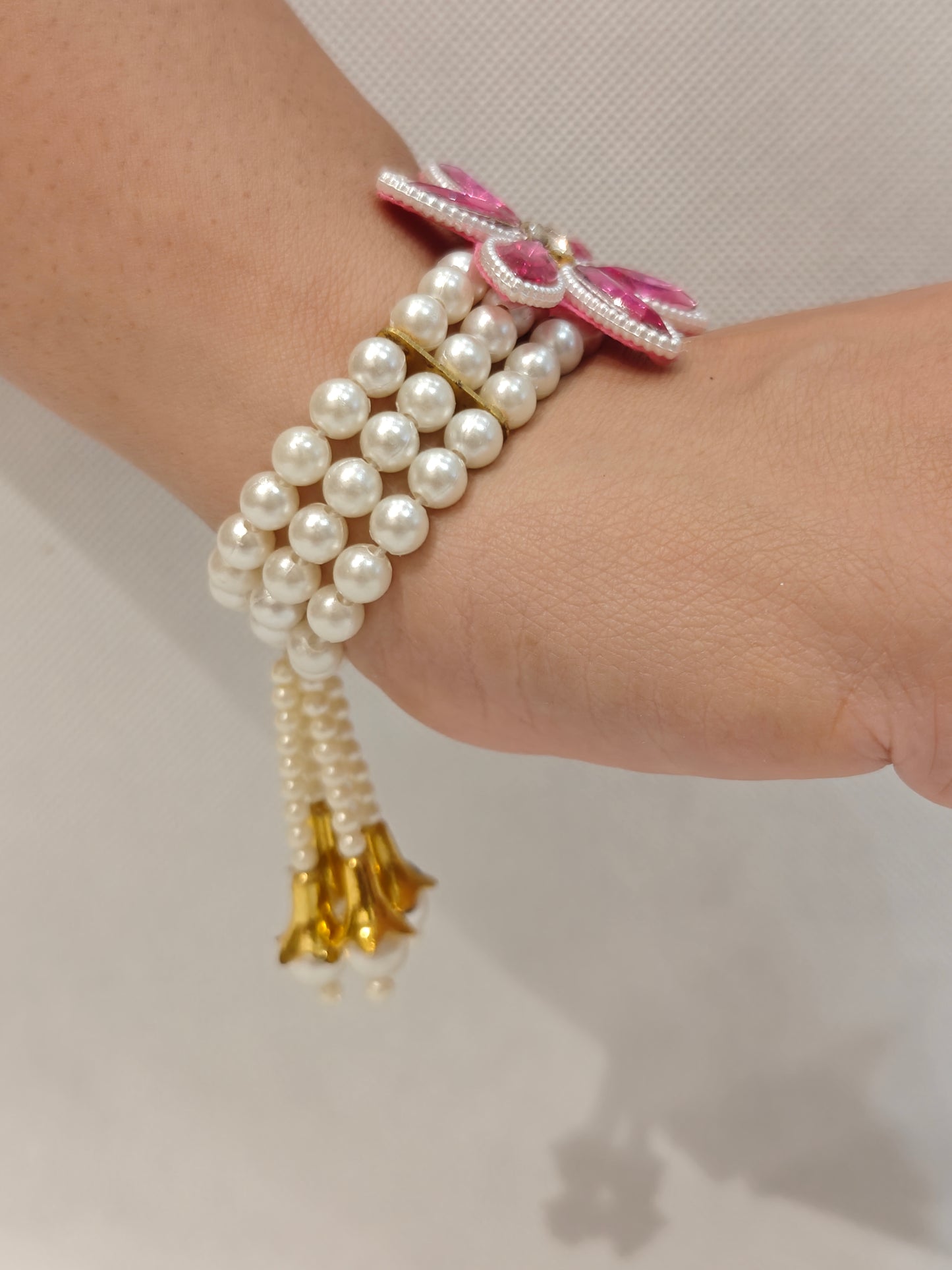 Combo Pack Bracelet and Ring | Beautiful Floral Bracelets | Floral Ring | Pack of 25 | The Wedding Station