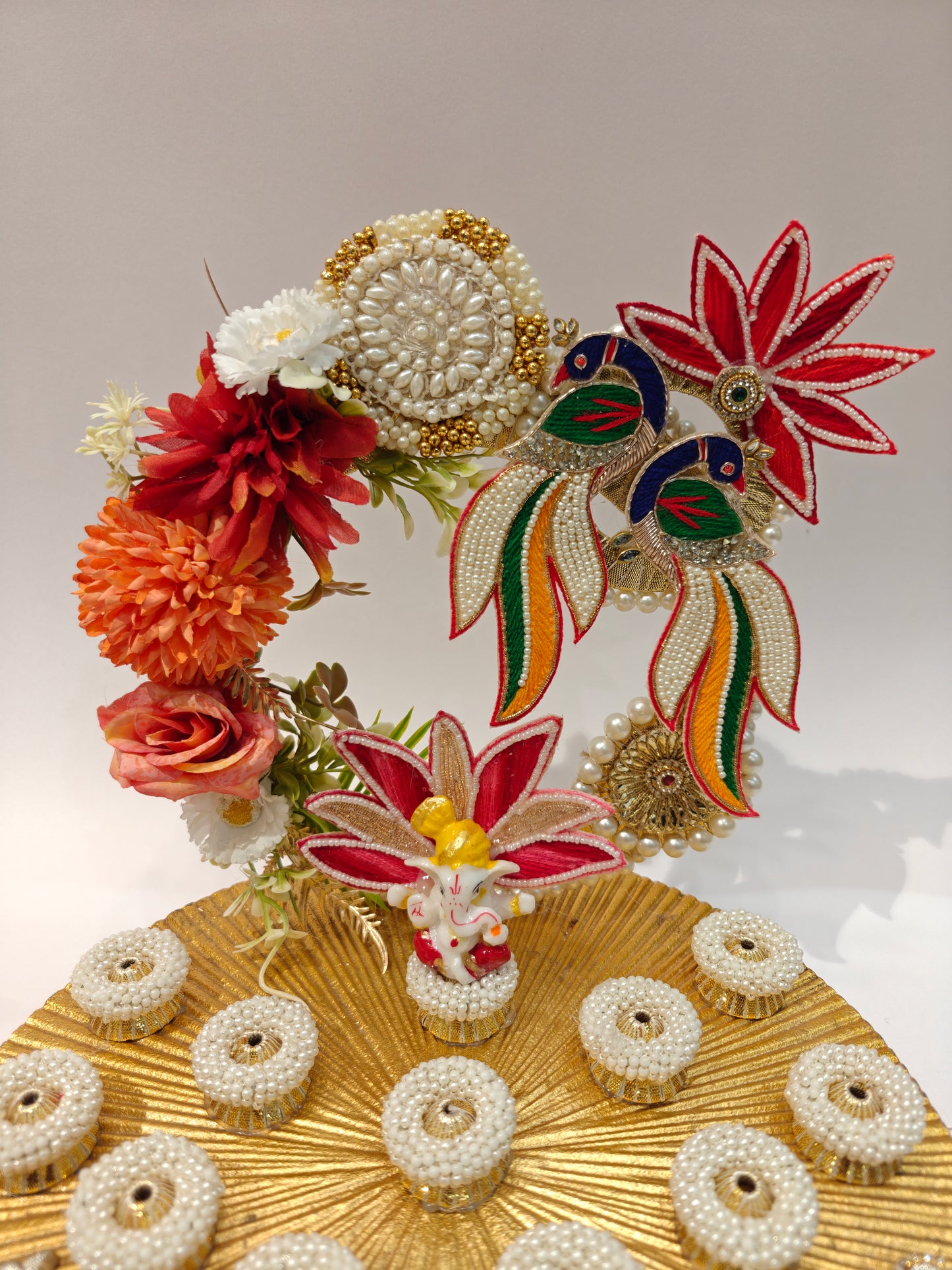 Metal Coin Platter for Gifting | Wedding & Festive Coin Tray