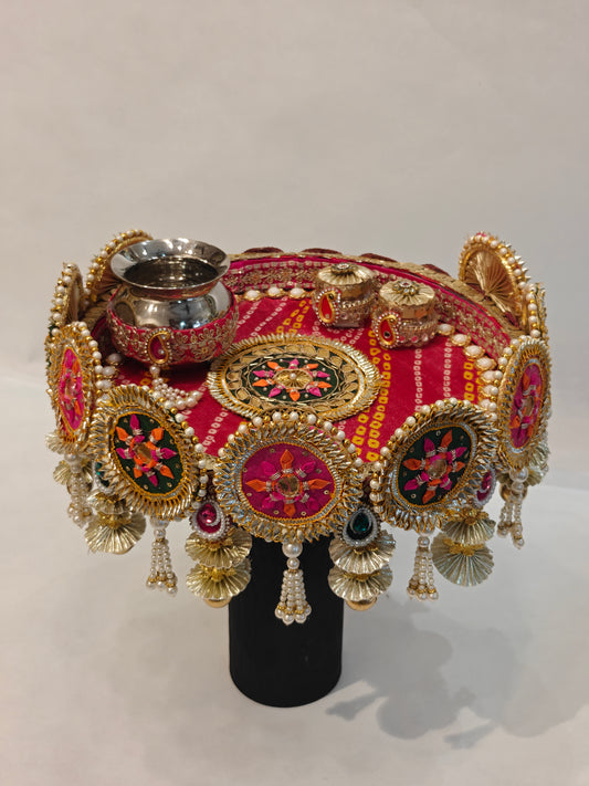 Premium quality designer pooja thali 