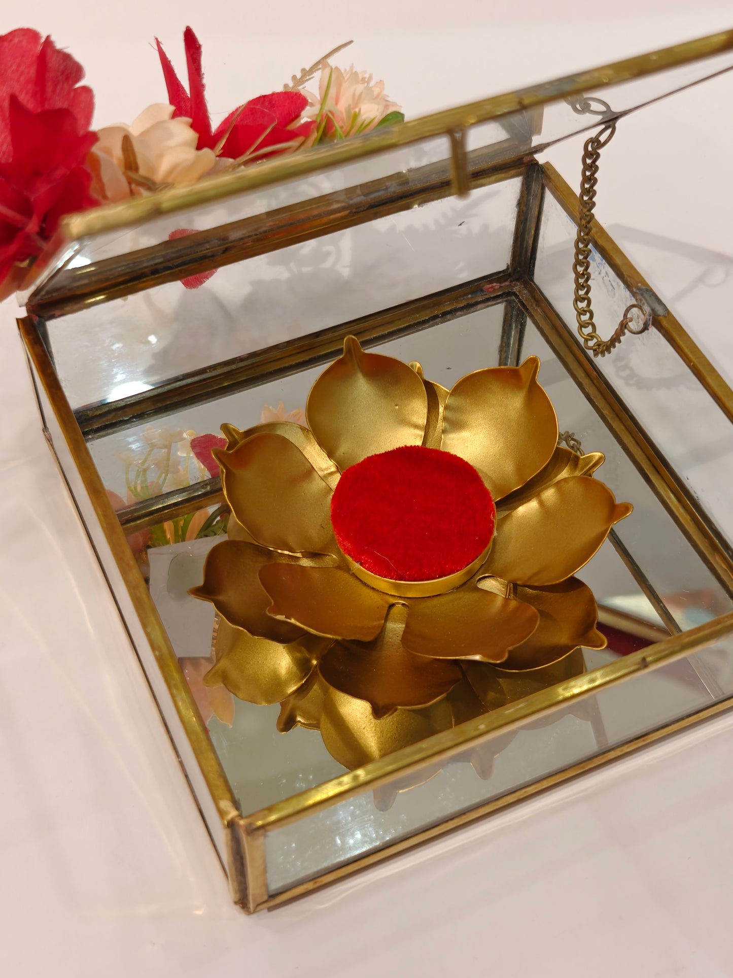 Luxury Glass Coin Platter | Wedding & Festive Use