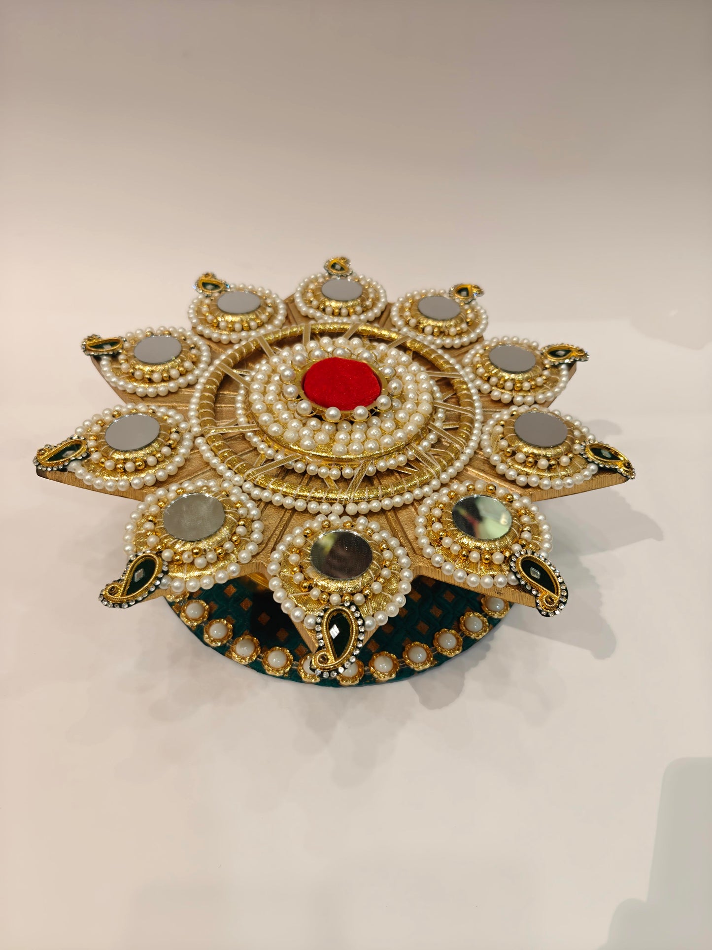 Metal Coin Platter for Gifting | Wedding & Festive Coin Tray