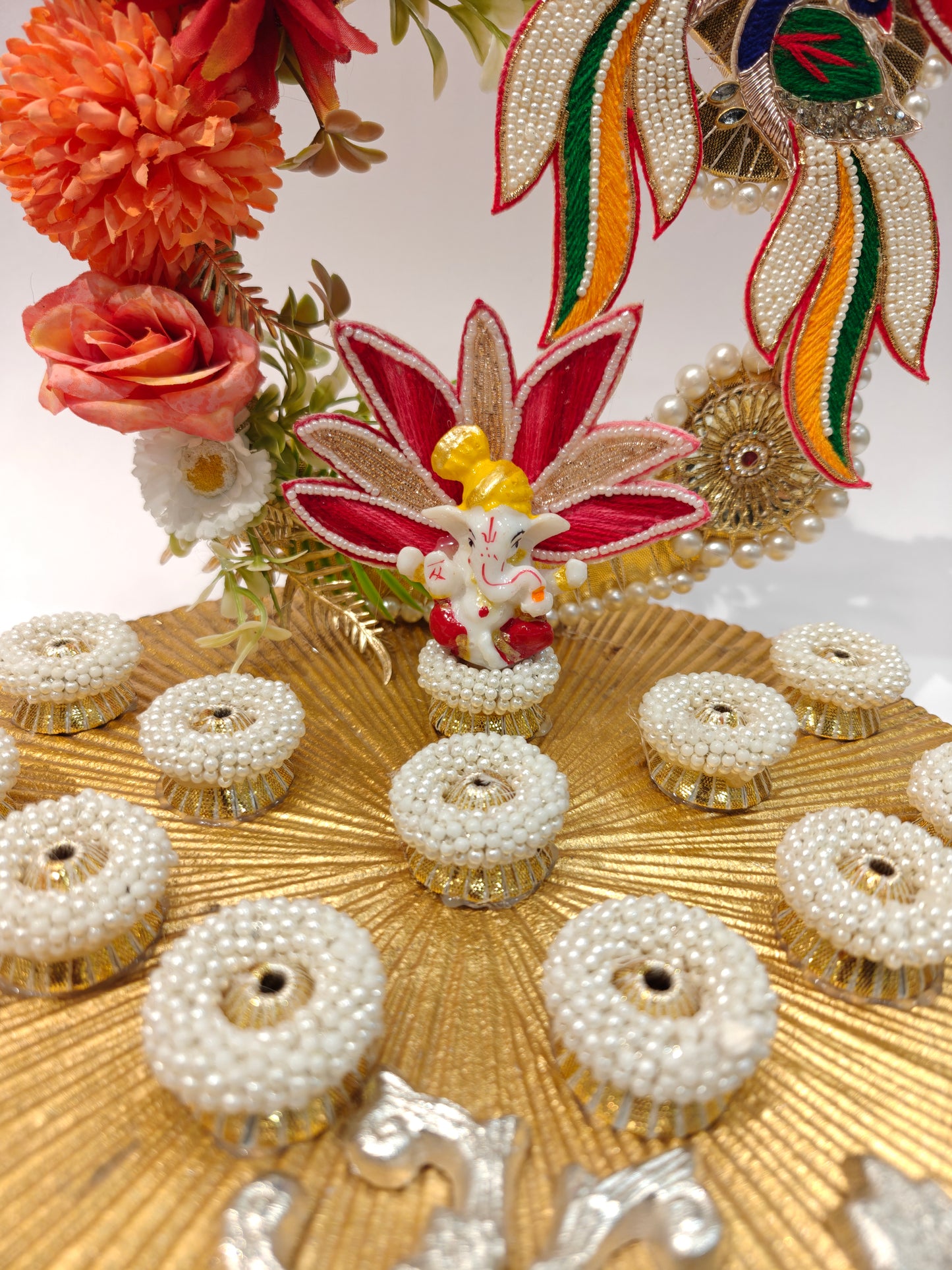 Metal Coin Platter for Gifting | Wedding & Festive Coin Tray