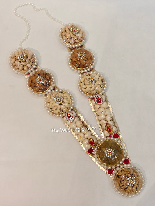 Dry Fruits Mala for Holi – Unique Return Gift Idea- Design 4