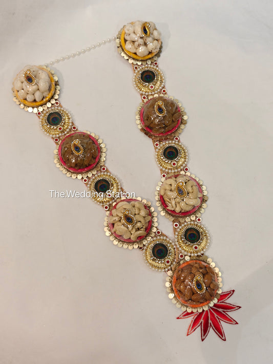 Dry Fruits Mala for Holi – Unique Return Gift Idea- Design 6
