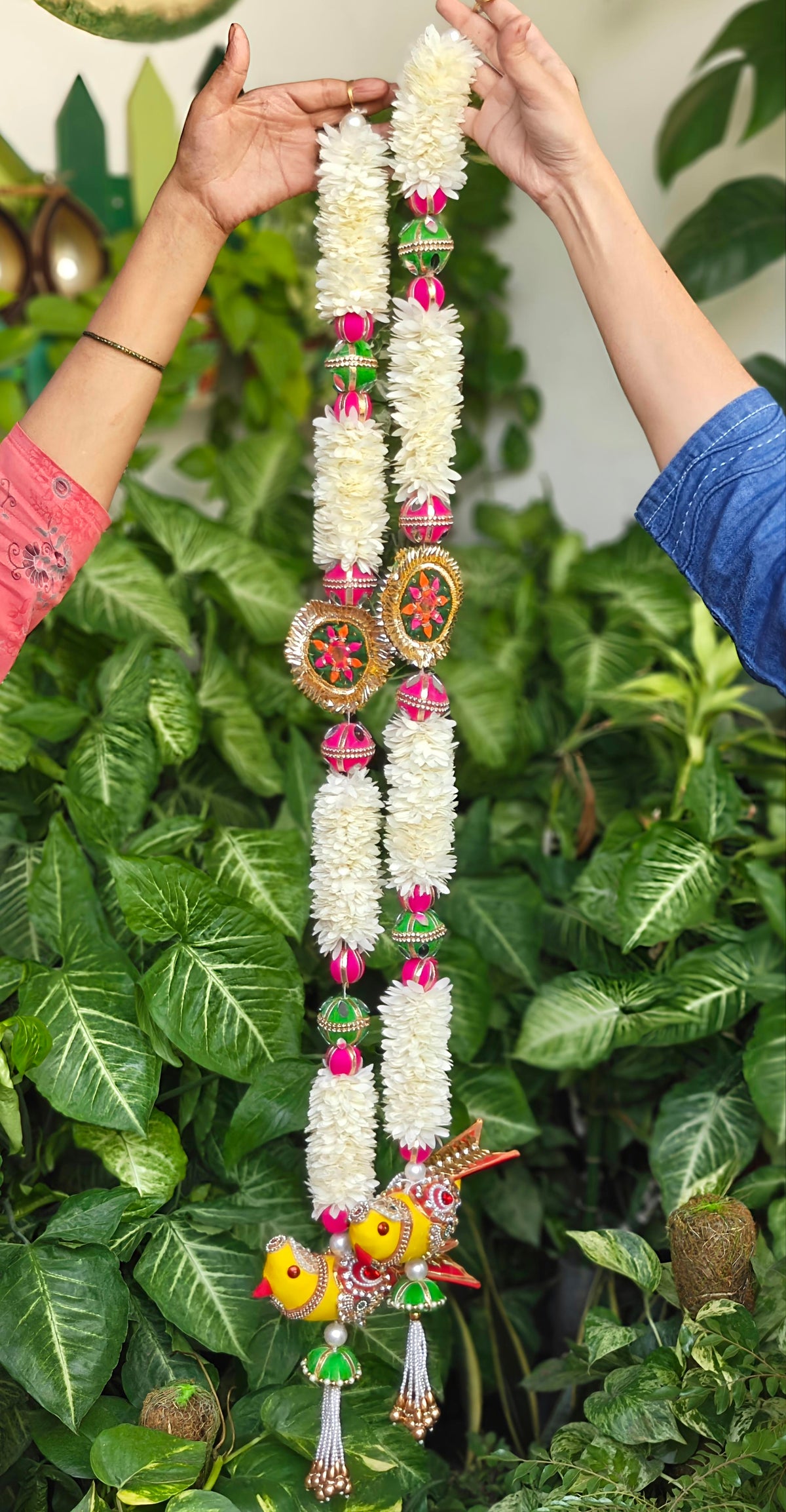 Gajra Parrot Hangings for Door Decor