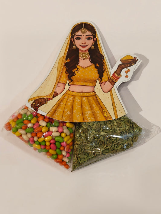 Mouth Freshener Doll for Wedding Return Gifts & Festive Favours- Pack of 50 pcs