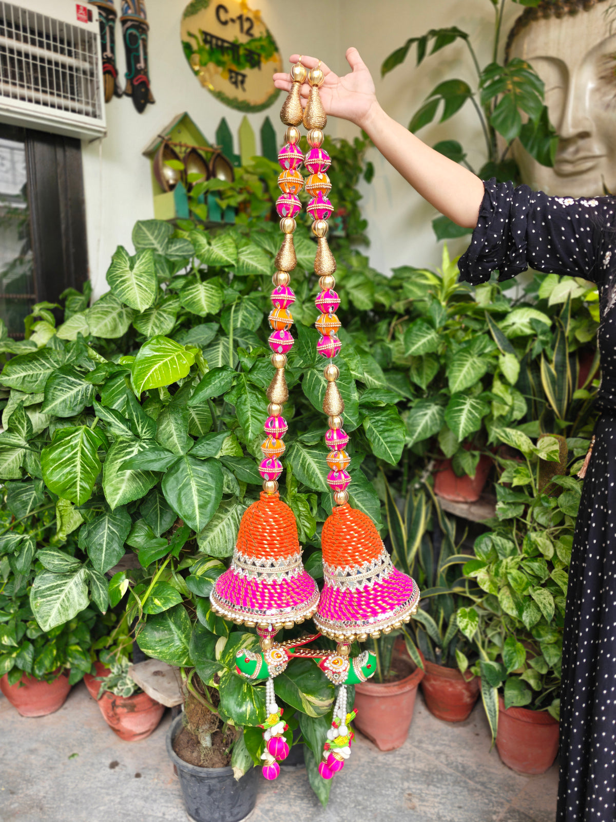 Rajwadi Bells for Diwali Door Decor