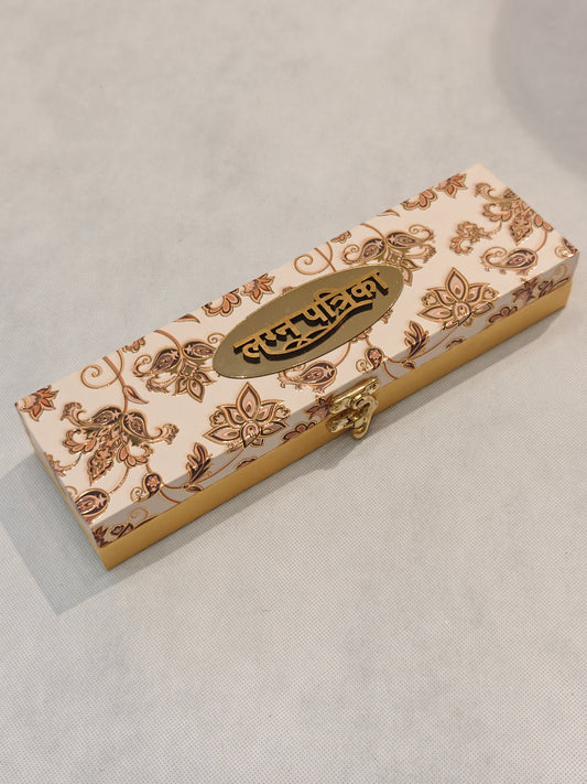 Royal Scroll Wedding Invitation (Lagan Patrika)